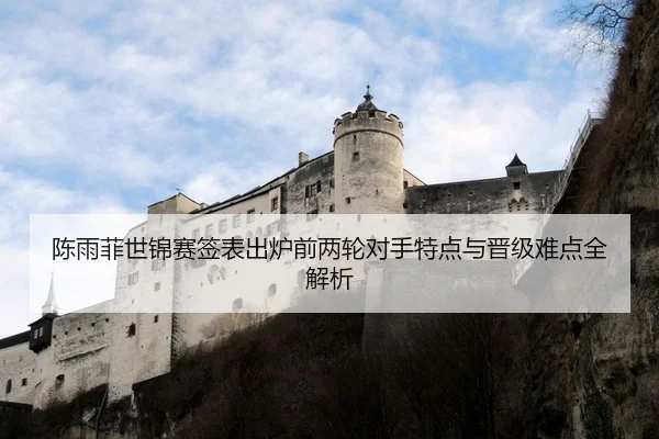 陈雨菲世锦赛签表出炉前两轮对手特点与晋级难点全解析